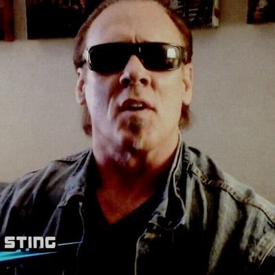 The battle scars will never go away. I've made a legacy by coming down from a ceiling with a black bat and kicking some booty. Sting will always be around.