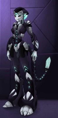 Name: Black Fang I'm a femme.SM:@SG_Blaster I'm netrual.I'm no one pet and not planning on being a pet.