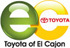 Save more with one of  So.Cals largest Green Dealerships! Toyota of El Cajon