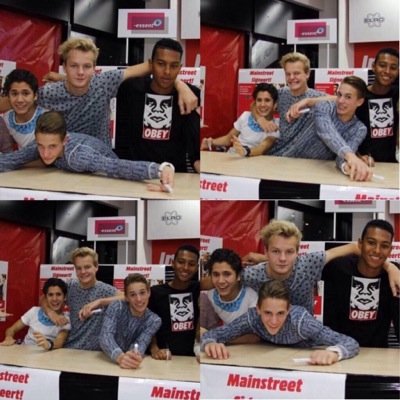 Fanpage  • Mainstreet  • best day ever: 21-10-14  • Rein, Nils, Owen, Daan  • my dream come true
