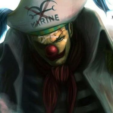No un payaso cualquiera, ¡un Shichibukai! Mi Bara Bara no Mi te puede hacer trizas WOAHAHAH. Era un chiste. ¡MALDITO SOMBRERO DE PAJA!  #SFOP