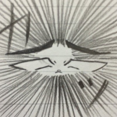 コピック修行中。身につく気がしない。             如何ともし難い目つきの悪さ。