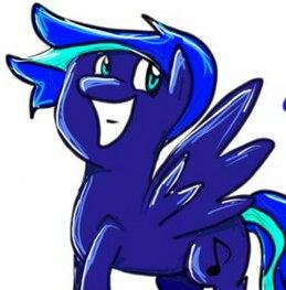 Hey! I'm Blue! That wacky stallion who is a violinist. I'm also a corporal in the guard. My lil' sis is @MlpAzure! She and I run a music store! #single (EST)