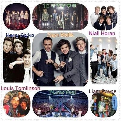 My babes are: Zayn, Liam, Louis, Niall and Harry.