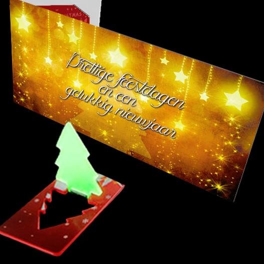De webwinkel voor unieke led kerstkaarten.