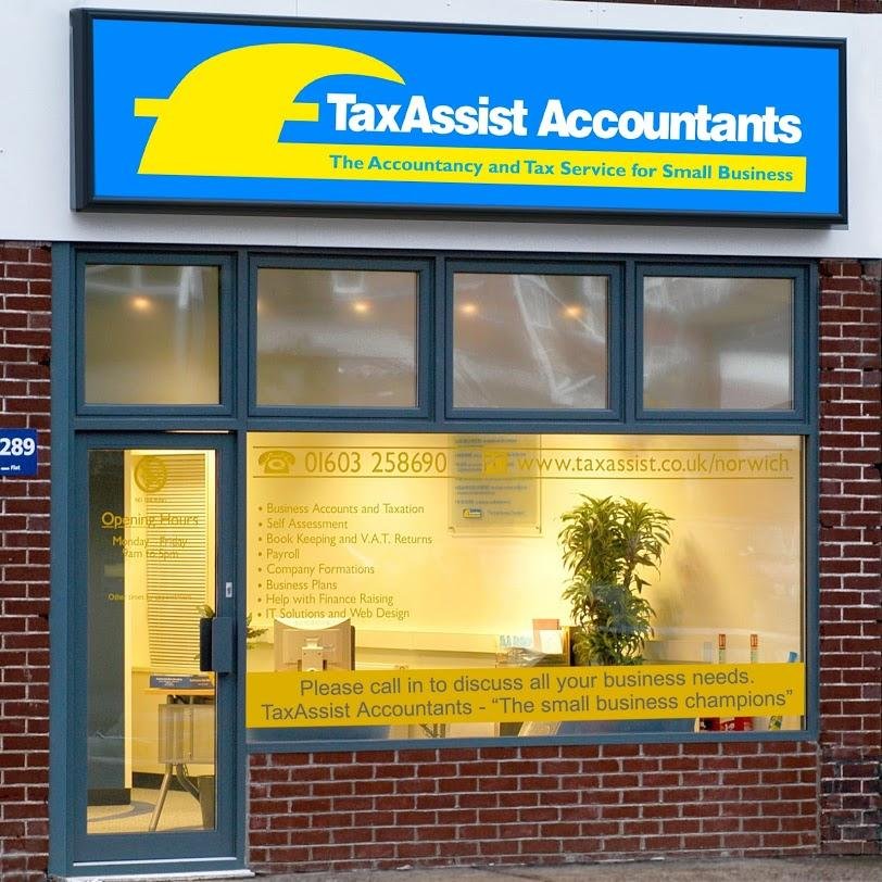 TaxAssist Accountants Norwich North provide a wide range of accountancy services including tax returns, payroll and bookkeeping.