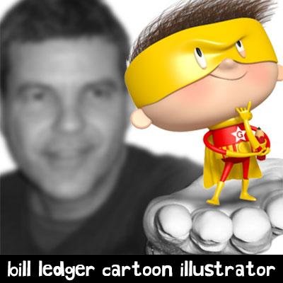 Billledger's profile picture. I am a cartoon illustrator, character designer, cartoonist and animator working all over the world doodling my life away.