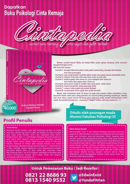 « Buku #Cintapedia