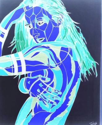 Artist using mainly Acrylics on canvas