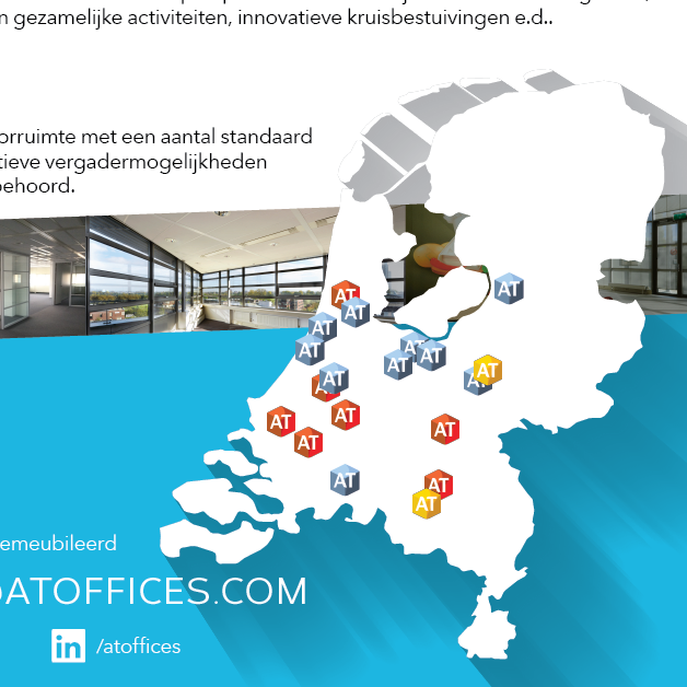 info@atoffices.com #ATOffices #Flexibele #Kantoorunits #Werkplekken #Flexwerken #Vergaderlocaties #Vastgoed oplossingen #Exploitatie #Leegstaand vastgoed