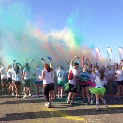 We run/walk to raise awareness of childhood cancer/need for research & raise money for childhood cancer research so we can find the cure one day!!