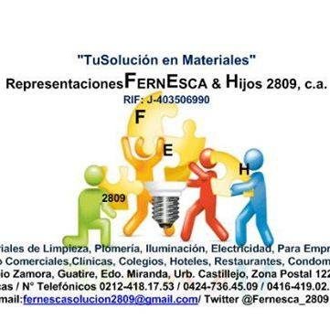 Suministro y Distrib. de Mat Plomería, Electricidad, Prod. Limpieza, Empresas, Clínicas, C. Comerciales, Hotelero, Condominios,  Colegios, Teléf: 0212-418.17.53