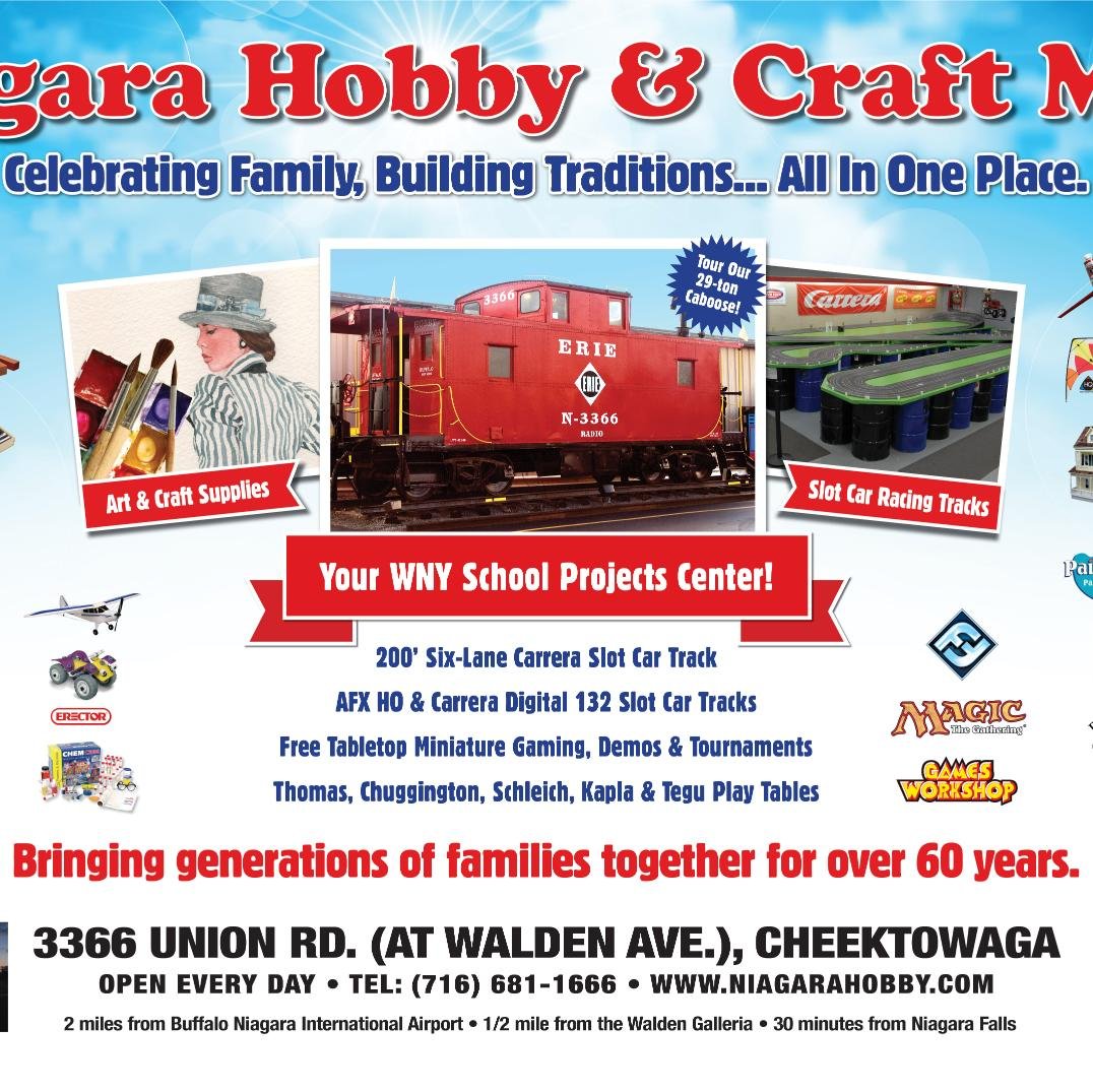 With this note, Niagara Hobby & Craft Mart has closed its doors after nearing thirty-two years located in the Town of Cheektowaga, New York.