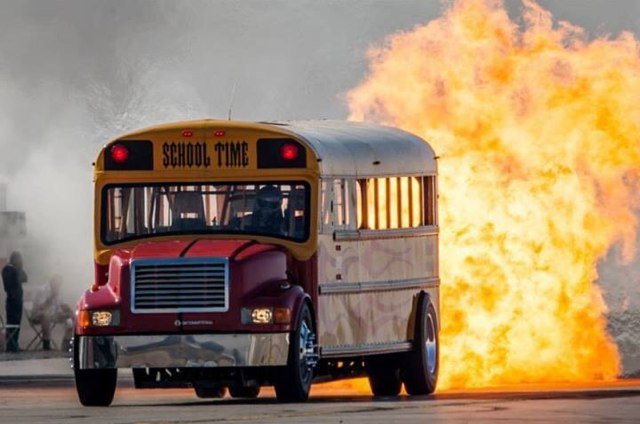 Extreme Motorsports Entertainment including the world's fastest school bus @ 367 MPH built and driven by Paul Stender!