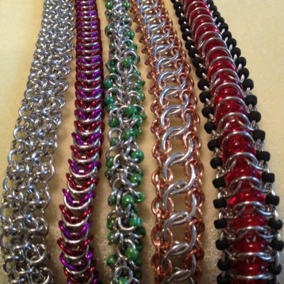 Disabled registered nurse from cancer. After going through all that learned I had a talent making chainmaille jewelry.