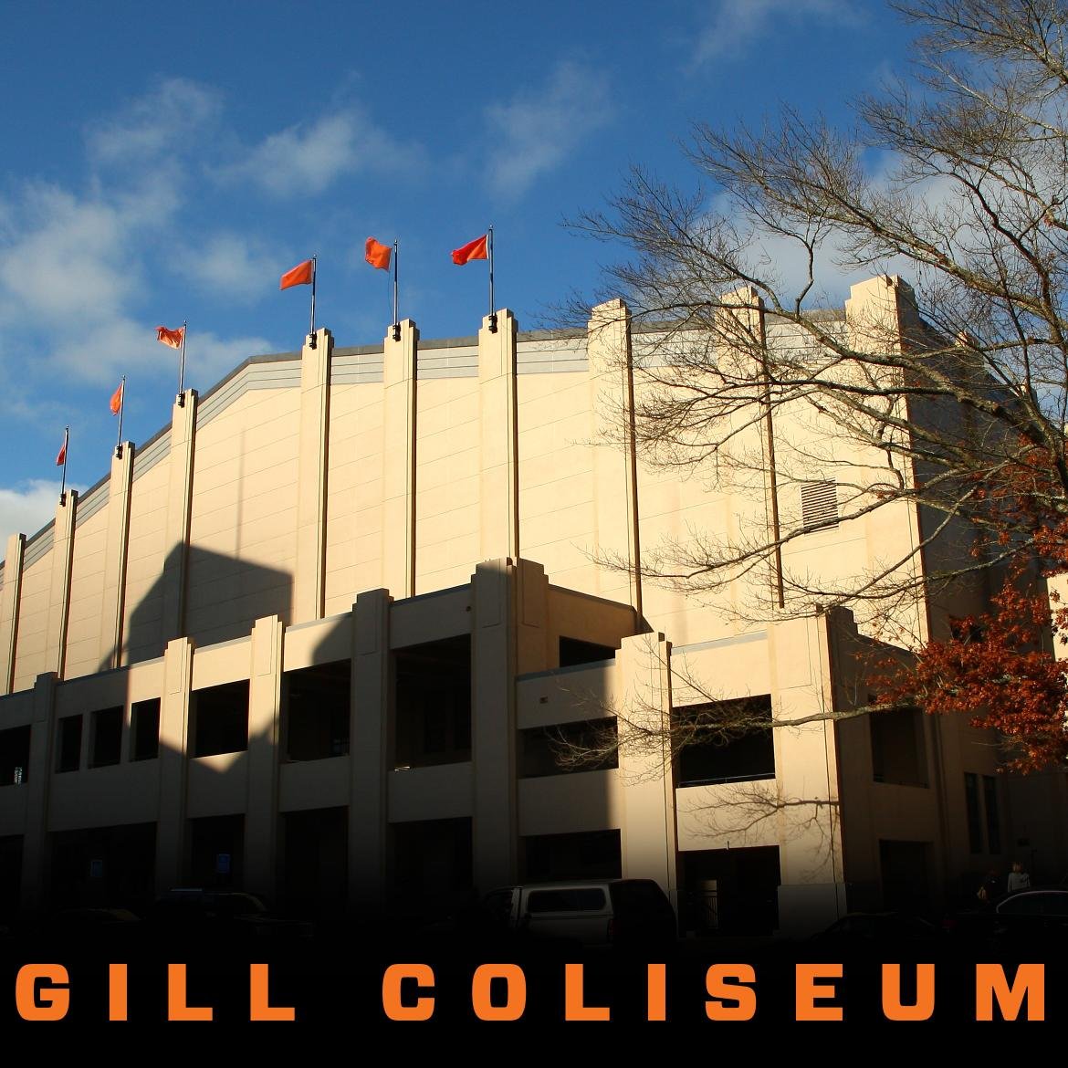 Gill Coliseum, home to Oregon State MBB, WBB, Wrestling, Gymnastics and Volleyball.