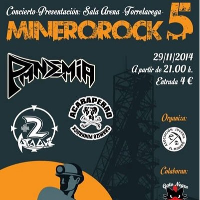 30 de Enero 2015. Quinta edición del Minero Rock. Mas de 6 horas del mejor rock estatal