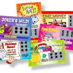 These authentic looking lottery scratchcards reveal a winner every time! £10,000 to £50,000 to every sucker! http://t.co/3momScaTwV Call 07901 658249 #Jokes