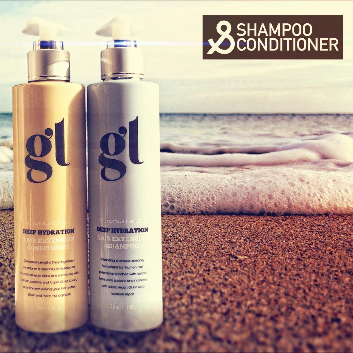 Specially formulated for Hair extensions Shampoo & Conditioner. Made for women that want the salon fresh feeling every time.