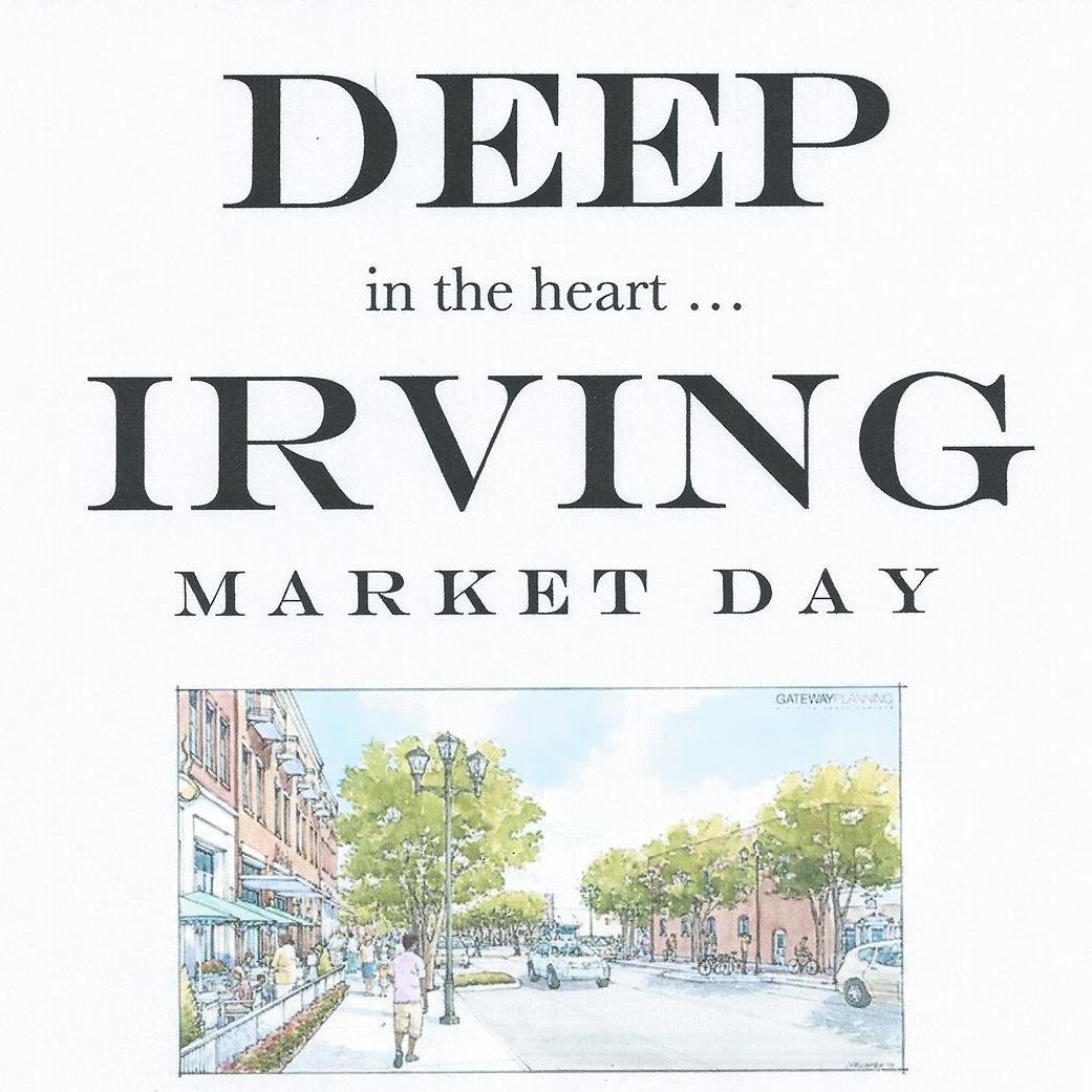 A local event featuring original art, handcrafts, vintage goods, delicious edibles & more in the heart of the Metroplex, Irving's Heritage District #DeepIrving