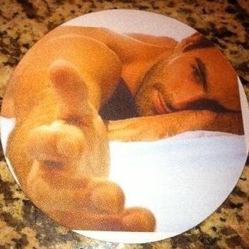 Can't open that pickle jar or salad dressing bottle?   This sexy guy will give you a hand opening those stubborn jars and bottles!
