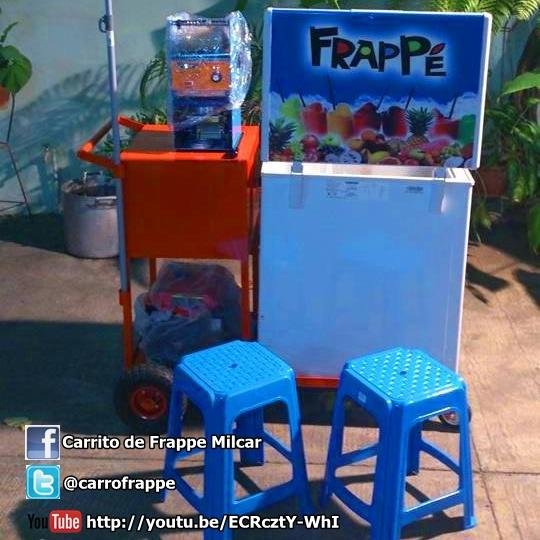Se vende CARRO DE FRAPPE con todo incluido para empezar a trabajarlo, aproveche OFERTE. !!!