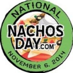 Celebrating National Nachos Day annually Nov 6  
                   http://t.co/kRr4bB8DQZ
    More Fun holidays at http://t.co/KaSFuPR2aj Network