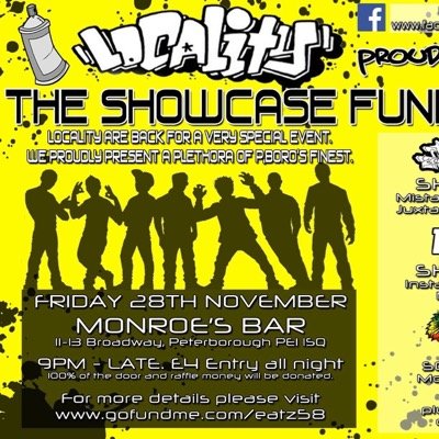 Events to raise money for a new wheelchair for Jade malone
next event : sunday 2nd november, comedy hypnotist night at the solstice, peterborough