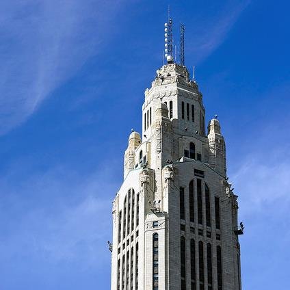 Art Deco skyscraper listed in National Register on 3/21/75 recognized as the premier high-rise tower in the heart of Downtown Columbus.