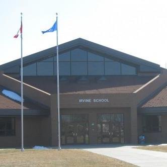 Irvine School is K-9 school with a student population of 320, located in the rural town of Irvine, AB, 21 kilometres east of Medicine Hat.