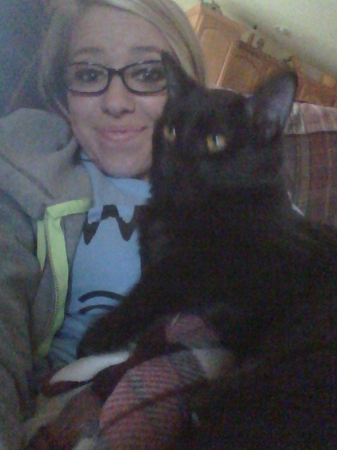 Classy Cat and a Chi Omega at Culver Stockton College
