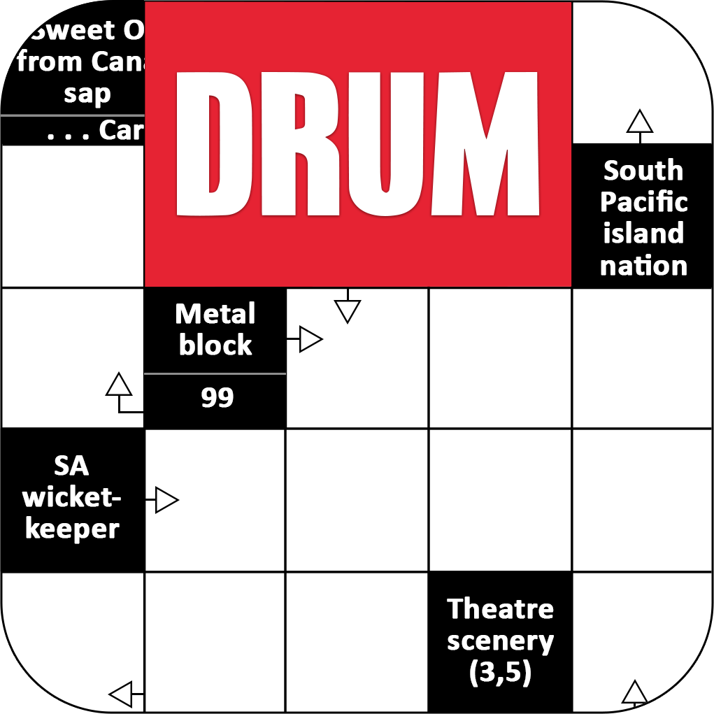 Download DRUM Magazine’s exciting new crossword app for hours of puzzle fun. Play puzzles in different sizes and difficulty levels.