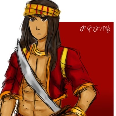 Mabuhay~! I am Tinomaya Sulu and I represent Ancient Philippines. *Placed hands on chest* @densdaddyscandy, Iniirog kita.