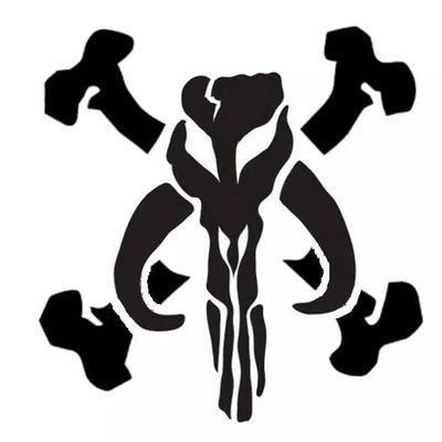 My Mandalorian name describes my passion for culinary pleasures and hunting. My size is not the issue, it's my appetites.  (Trying to become a Mandalorian Merc)