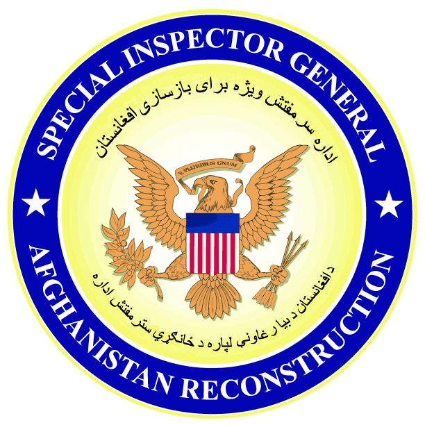 Special Inspector General for Afghanistan Reconstruction (SIGAR)
(Following & RTs ≠ endorsement)