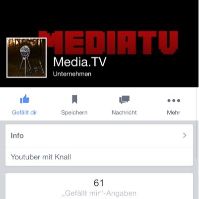 Alle mal auf Facebook vorbei schauen u.like da lassen wer auch interesse hat an ein video bitte meldenhttps://www.facebook.com/MediaTVism?ref=ts&fref=ts