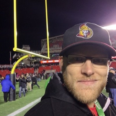 Sports maniac, Senators, Packers, Jays fan.