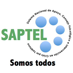 SAPTEL es una línea de apoyo psicológico e intervención en crisis por teléfono: 52598121ó 015552598121, con un horario de 24  hrs. de Lunes a domingo.