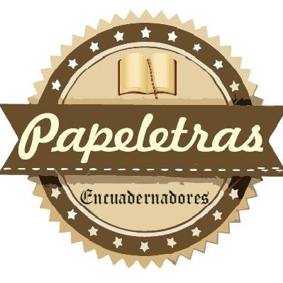 Papeletras's profile picture. Somos encuadernadores artesanales, amantes de nuestro trabajo. Mezclamos diferentes técnicas con los mejores materiales. https://t.co/uqbNxdkihE