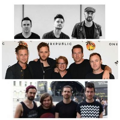 Huge fan of @OneRepublic @thescript @bastilledan
