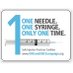 One & Only Campaign (@InjectionSafety) Twitter profile photo