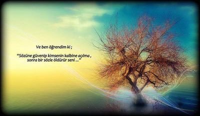 Gittiğin yol, yol değilde manzarası güzel...