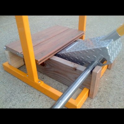 Ergonomic roofing and decking demolition tool. Cuts time and man power-increases profit!!