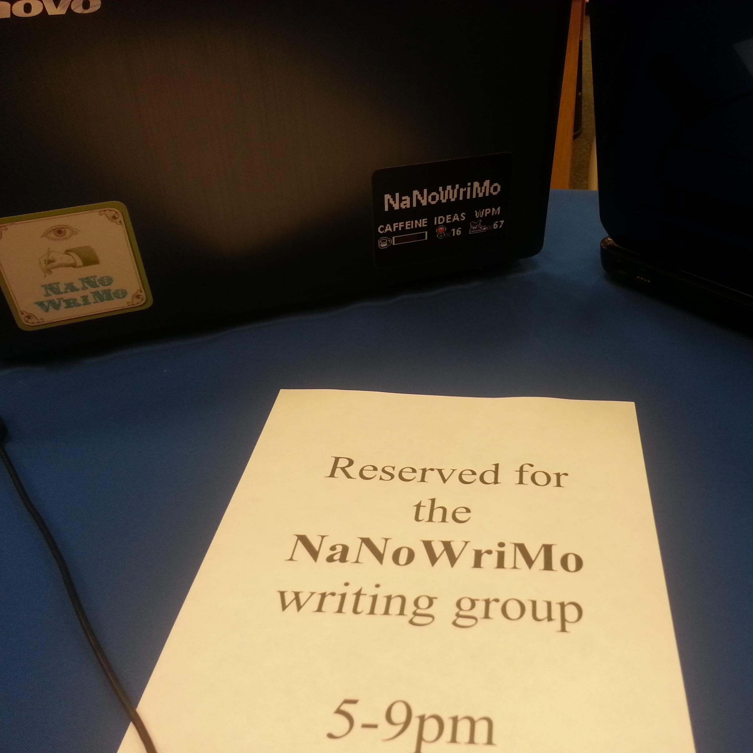 We are writers from Findlay, Lima, and Bowling Green, Ohio. NaNo is our November.