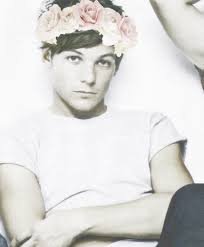Me Louis are Lou and I am shy I like flower crowns I love my baby @fakestfaker_