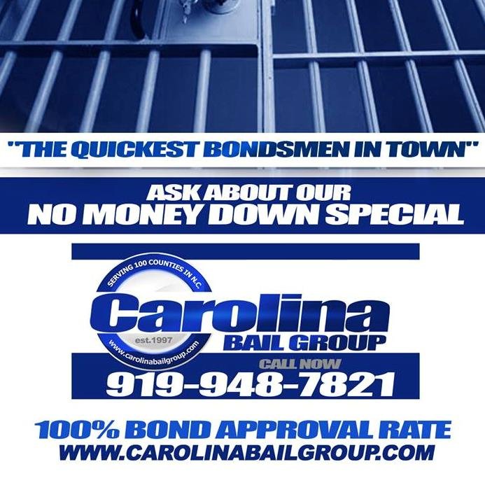 ncbailgroup's profile picture. Need a Bail Bondsman in Raleigh and or ANYWHERE in the state of NC. Carolina Bail Group, LLC is here to help. CALL NOW (919) 948-7821