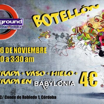 Disfruta de la mejor música, mientras haces botellón con tus amigos por el mejor precio. ¡¡PIDE LISTA AQUÍ!!