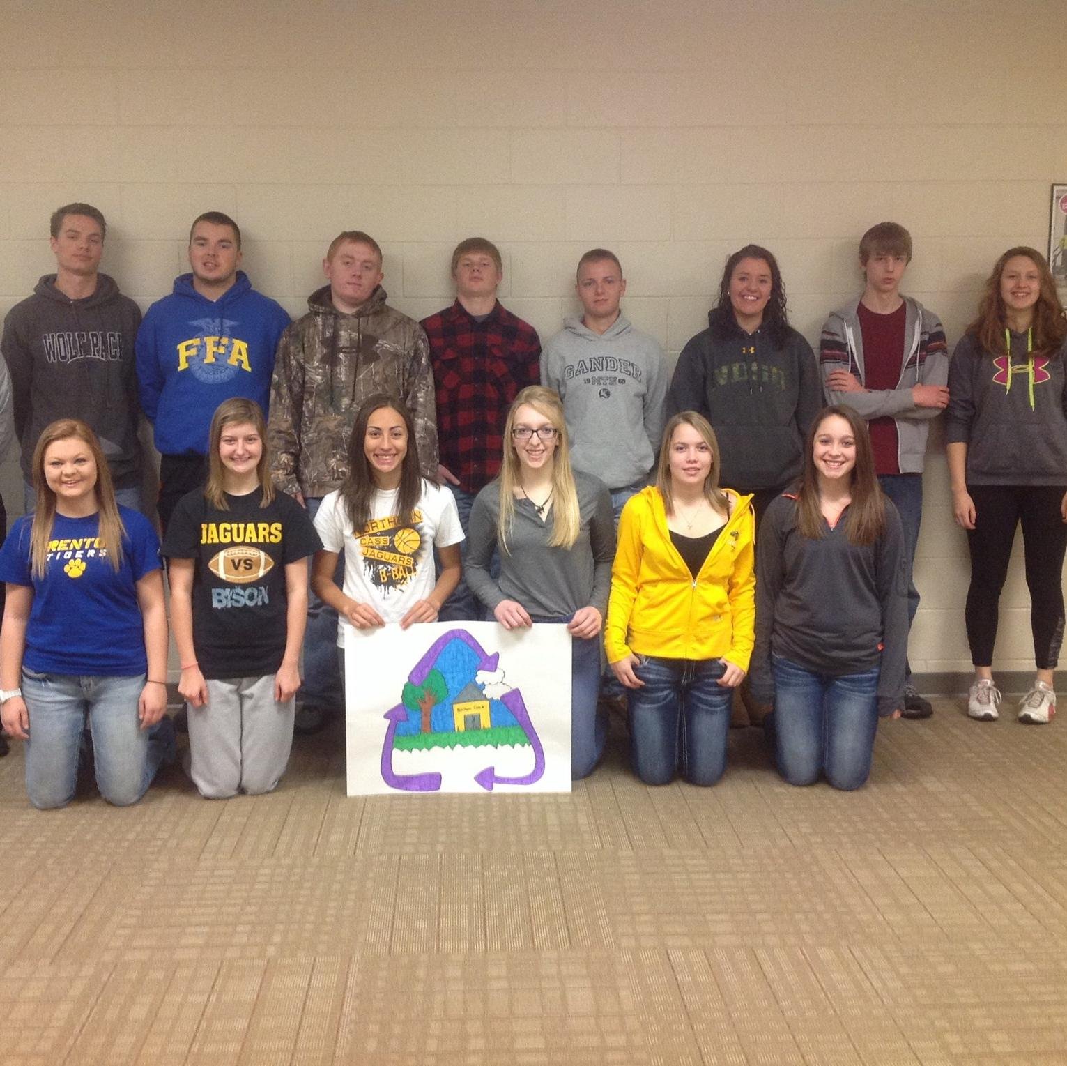 EcoPositive is a local group of HS students trying to save one tree at a time! :)