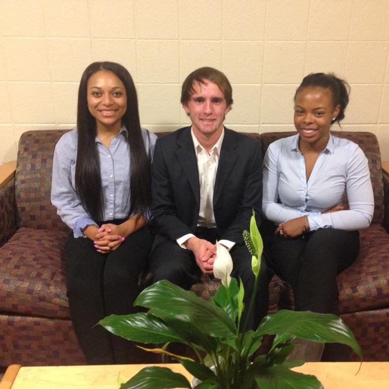 Welcome to Marketing Trio's twitter page! Our names are Olivia Smith, Ashley Smith, and Tom Mullally.