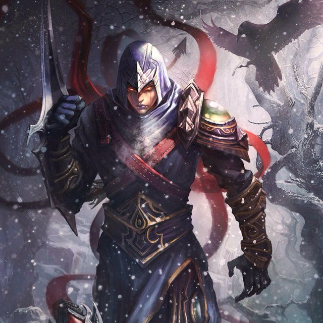 NoxianDiplomat's profile picture. I am the shadow of the blade, General Du Couteau's shadow. And like a shadow, I will follow him. Second to one. [#RP | #LeagueOfLegends.]